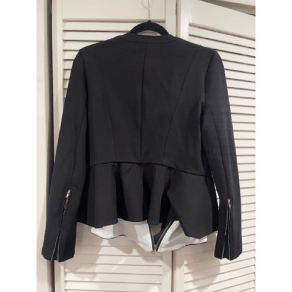 EXPRESS Black Peplum Ruffle Jacket - Picture 5 of 5